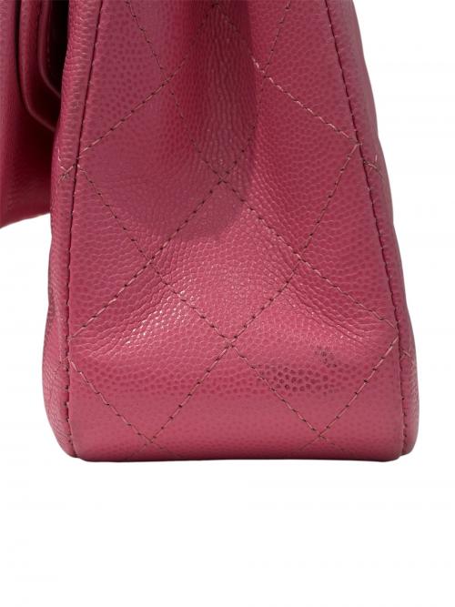CHANEL（シャネル）CHANEL (シャネル) マトラッセ25/ダブルフラップチェーンショルダーバッグ ピンク サイズ:25の古着・服飾アイテム