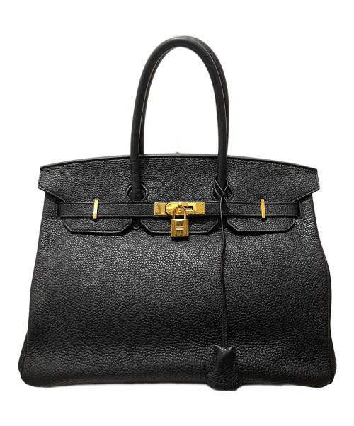 HERMES（エルメス）HERMES (エルメス) バーキン35/ゴールド金具/トゴ/ノワール/▢P刻印/2012年 ブラック×ゴールド金具 サイズ:35の古着・服飾アイテム