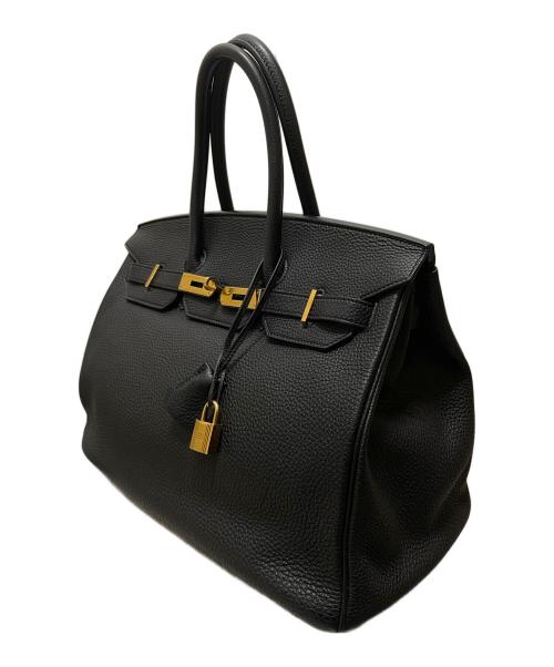 HERMES（エルメス）HERMES (エルメス) バーキン35/ゴールド金具/トゴ/ノワール/▢P刻印/2012年 ブラック×ゴールド金具 サイズ:35の古着・服飾アイテム
