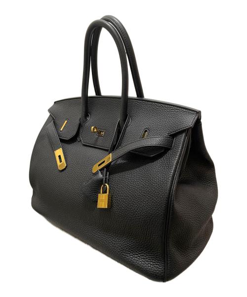 HERMES（エルメス）HERMES (エルメス) バーキン35/ゴールド金具/トゴ/ノワール/▢P刻印/2012年 ブラック×ゴールド金具 サイズ:35の古着・服飾アイテム