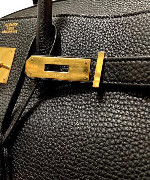 HERMES（エルメス）HERMES (エルメス) バーキン35/ゴールド金具/トゴ/ノワール/▢P刻印/2012年 ブラック×ゴールド金具 サイズ:35の古着・服飾アイテム
