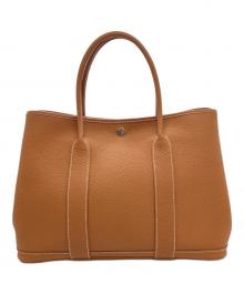 HERMES（エルメス）の古着「ガーデンパーティPM/ゴールド/ネゴンダ/U刻印:2022年製」｜ゴールド