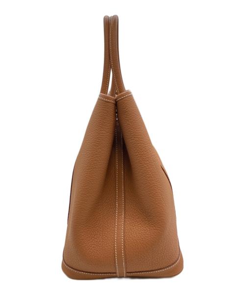 HERMES（エルメス）HERMES (エルメス) ガーデンパーティPM/ゴールド/ネゴンダ/U刻印:2022年製 ゴールド サイズ:PMの古着・服飾アイテム