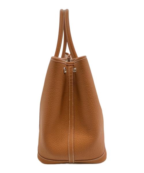 HERMES（エルメス）HERMES (エルメス) ガーデンパーティPM/ゴールド/ネゴンダ/U刻印:2022年製 ゴールド サイズ:PMの古着・服飾アイテム