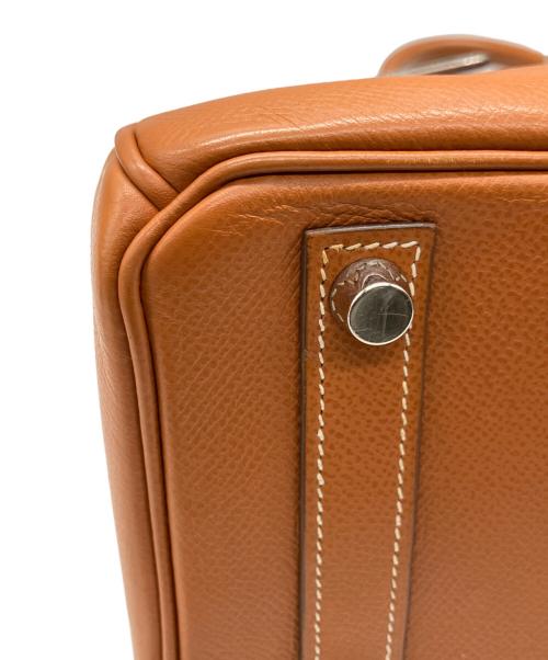 HERMES（エルメス）HERMES (エルメス) バーキン25/シルバー金具/ヴォーエプソン/ブリック/□I刻印:2005年製 ブリック サイズ:25の古着・服飾アイテム
