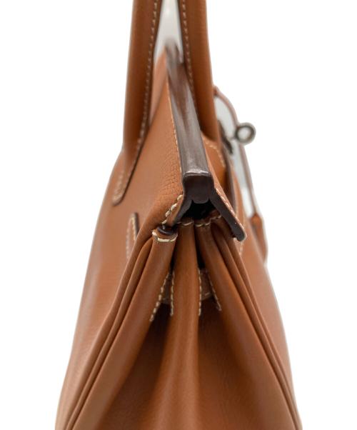 HERMES（エルメス）HERMES (エルメス) バーキン25/シルバー金具/ヴォーエプソン/ブリック/□I刻印:2005年製 ブリック サイズ:25の古着・服飾アイテム