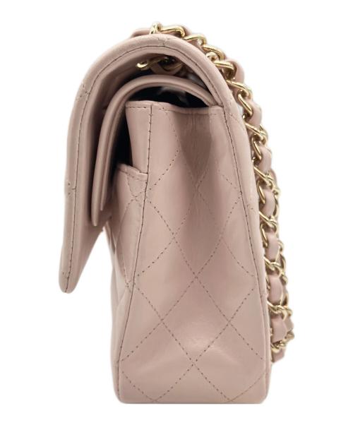 CHANEL（シャネル）CHANEL (シャネル) マトラッセ Wフラップチェーンショルダーバッグ ライトピンク サイズ:25の古着・服飾アイテム