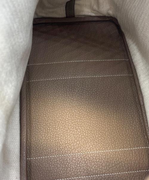 HERMES（エルメス）HERMES (エルメス) ガーデンパーティPM/エトゥープ/ネゴンダ/ハンドバッグ/C刻印:2018年製 エトゥープ サイズ:PMの古着・服飾アイテム