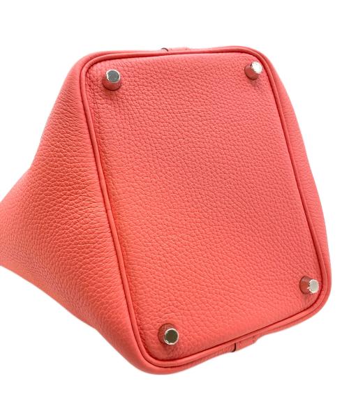 HERMES（エルメス）HERMES (エルメス) ピコタンロックPM/トリヨンクレマンス/ローズアザレ/W刻印2024年製/シルバー金具 ローズアザレ/シルバー金具 サイズ:PMの古着・服飾アイテム