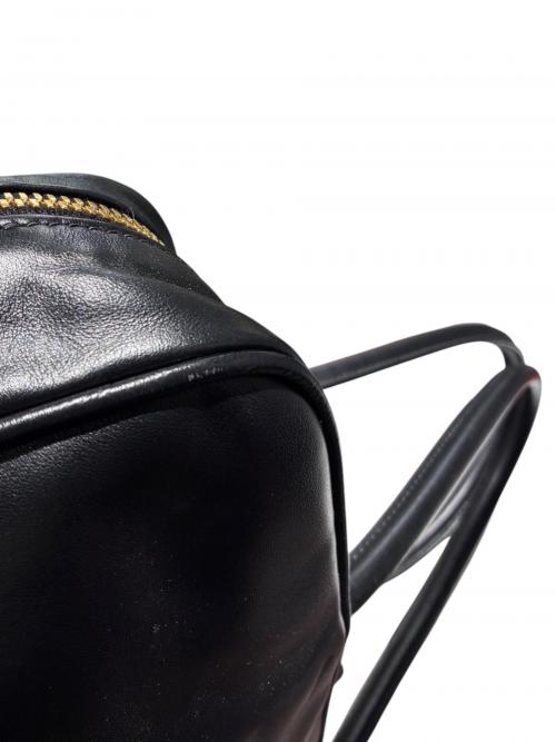 MIU MIU（ミュウミュウ）MIU MIU (ミュウミュウ) レザーボーバッグ ブラック サイズ:-の古着・服飾アイテム