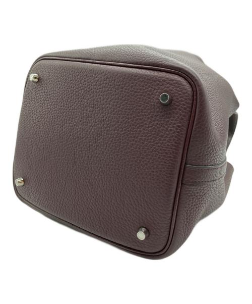 HERMES（エルメス）HERMES (エルメス) ピコタンロックMM/ハンドバッグ ボルドー系 サイズ:MMの古着・服飾アイテム