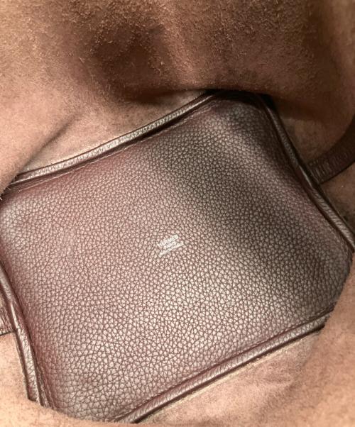 HERMES（エルメス）HERMES (エルメス) ピコタンロックMM/ハンドバッグ ボルドー系 サイズ:MMの古着・服飾アイテム