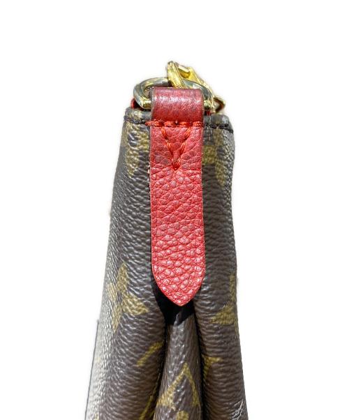 LOUIS VUITTON（ルイ ヴィトン）LOUIS VUITTON (ルイ ヴィトン) モノグラム/パラスクラッチ/M41638 ブラウン×レッド サイズ:-の古着・服飾アイテム