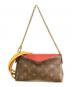 LOUIS VUITTON（ルイ ヴィトン）の古着「モノグラム/パラスクラッチ/M41638」｜ブラウン×レッド