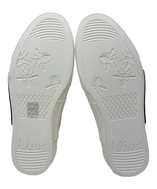 Dior（ディオール）Dior (ディオール) オブリークB23 ローカットスニーカー ホワイト×オレンジ サイズ:42の古着・服飾アイテム