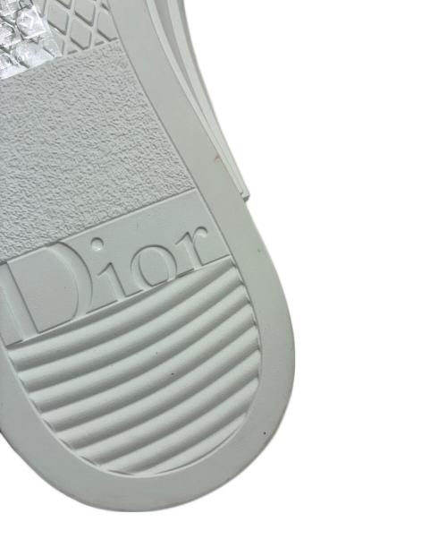 Dior（ディオール）Dior (ディオール) オブリークB23 ローカットスニーカー ホワイト×オレンジ サイズ:42の古着・服飾アイテム