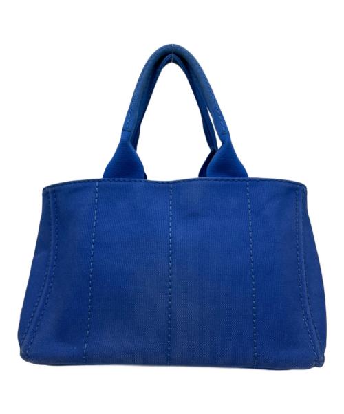 PRADA（プラダ）PRADA (プラダ) カナパ トートバッグ/ハンドバッグ ブルー サイズ:Mの古着・服飾アイテム