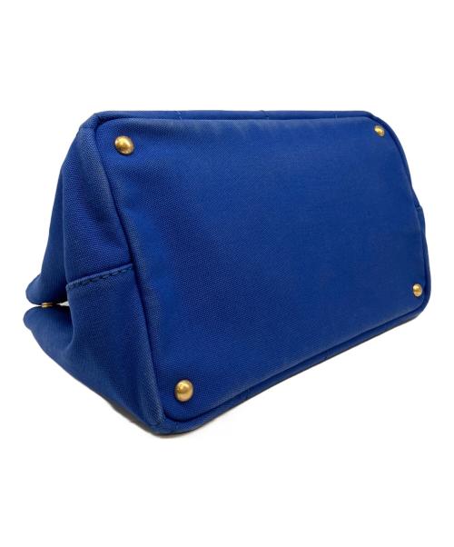 PRADA（プラダ）PRADA (プラダ) カナパ トートバッグ/ハンドバッグ ブルー サイズ:Mの古着・服飾アイテム