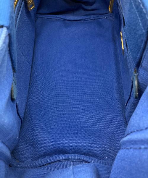 PRADA（プラダ）PRADA (プラダ) カナパ トートバッグ/ハンドバッグ ブルー サイズ:Mの古着・服飾アイテム