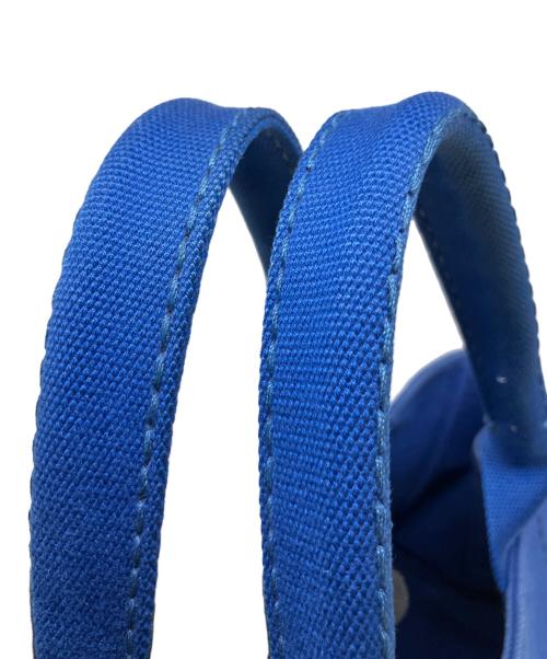 PRADA（プラダ）PRADA (プラダ) カナパ トートバッグ/ハンドバッグ ブルー サイズ:Mの古着・服飾アイテム