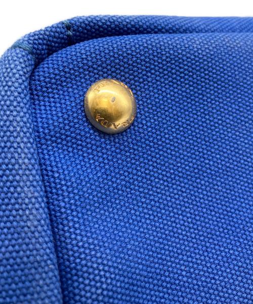 PRADA（プラダ）PRADA (プラダ) カナパ トートバッグ/ハンドバッグ ブルー サイズ:Mの古着・服飾アイテム