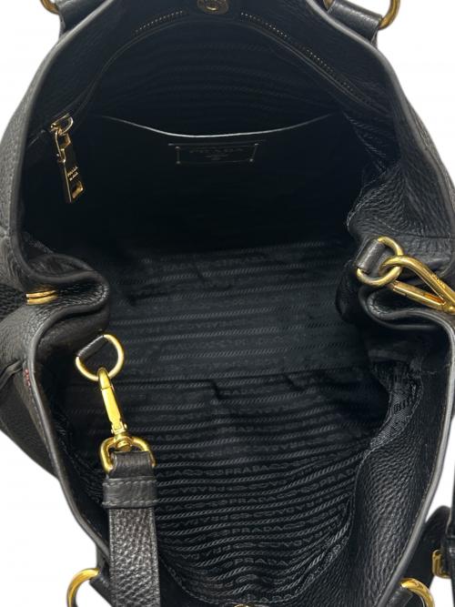 PRADA（プラダ）PRADA (プラダ) ヴィッテロダイノトートバッグ ブラック サイズ:-の古着・服飾アイテム