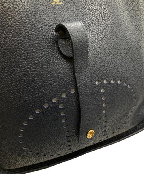 HERMES（エルメス）HERMES (エルメス) エブリン3 PM/ブルーニュイ/ゴールド金具/トリヨンクレマンス/D刻印:2019年製 ブルー×ネイビー サイズ:PMの古着・服飾アイテム