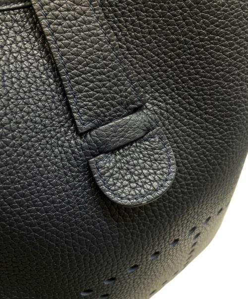 HERMES（エルメス）HERMES (エルメス) エブリン3 PM/ブルーニュイ/ゴールド金具/トリヨンクレマンス/D刻印:2019年製 ブルー×ネイビー サイズ:PMの古着・服飾アイテム