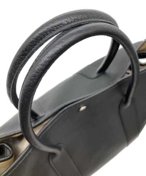 HERMES（エルメス）HERMES (エルメス) ガーデンパーティPM/ブラック/ネゴンダ/ハンドバッグ/☐M刻印:2009年製 ブラック サイズ:PMの古着・服飾アイテム