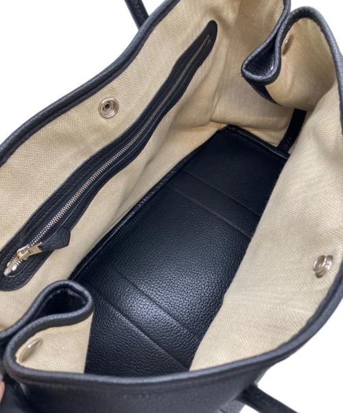 HERMES（エルメス）HERMES (エルメス) ガーデンパーティPM/ブラック/ネゴンダ/ハンドバッグ/☐M刻印:2009年製 ブラック サイズ:PMの古着・服飾アイテム