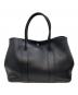 HERMES（エルメス）の古着「ガーデンパーティPM/ブラック/ネゴンダ/ハンドバッグ/☐M刻印:2009年製」｜ブラック