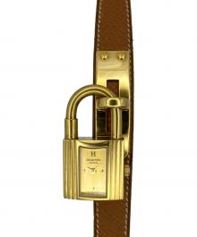 HERMES（エルメス）の古着「ケリーウォッチ　クォーツ　KE1.201」｜ゴールド文字盤