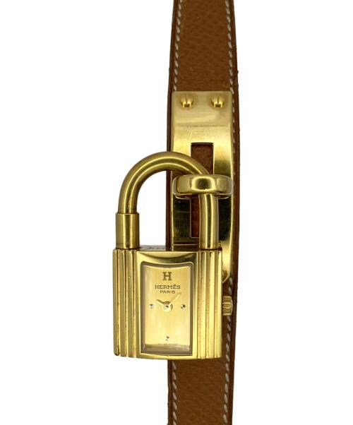 HERMES（エルメス）HERMES (エルメス) ケリーウォッチ　クォーツ　KE1.201 ゴールド文字盤 サイズ:-の古着・服飾アイテム