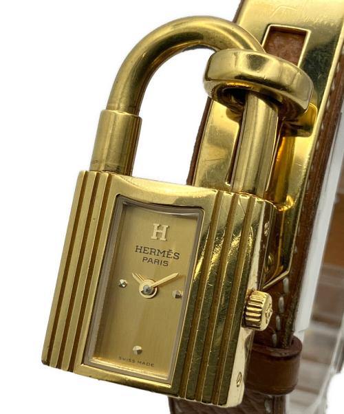 HERMES（エルメス）HERMES (エルメス) ケリーウォッチ　クォーツ　KE1.201 ゴールド文字盤 サイズ:-の古着・服飾アイテム