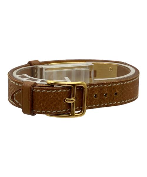 HERMES（エルメス）HERMES (エルメス) ケリーウォッチ　クォーツ　KE1.201 ゴールド文字盤 サイズ:-の古着・服飾アイテム