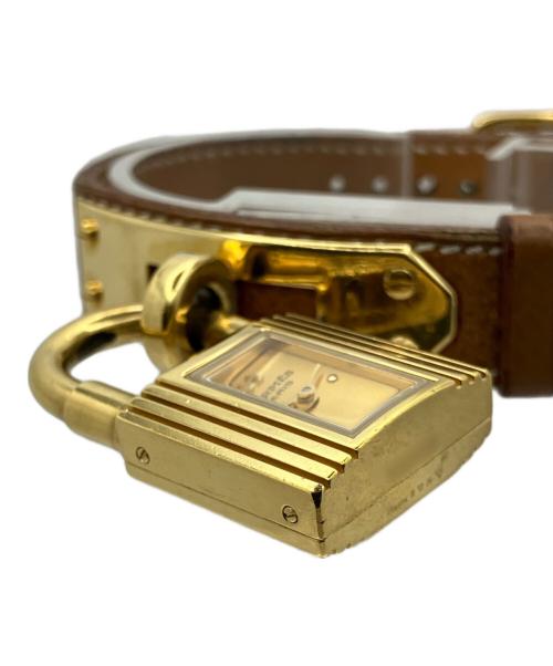 HERMES（エルメス）HERMES (エルメス) ケリーウォッチ　クォーツ　KE1.201 ゴールド文字盤 サイズ:-の古着・服飾アイテム