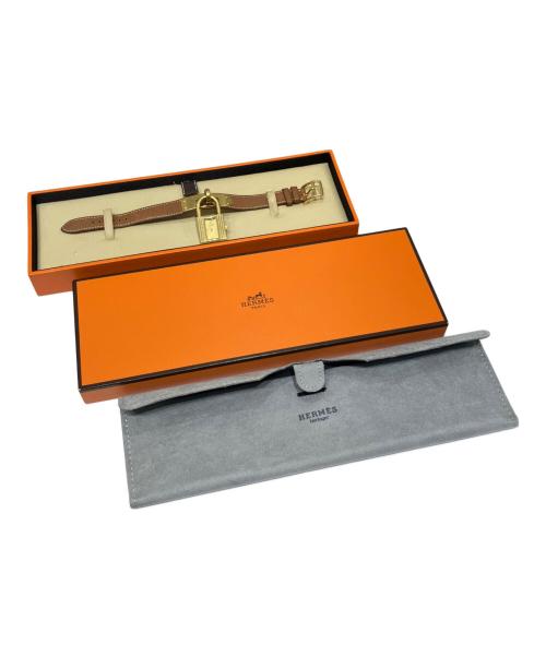 HERMES（エルメス）HERMES (エルメス) ケリーウォッチ　クォーツ　KE1.201 ゴールド文字盤 サイズ:-の古着・服飾アイテム