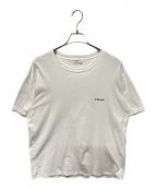 CELINEセリーヌ）の古着「ロゴプリントTシャツ」｜ホワイト