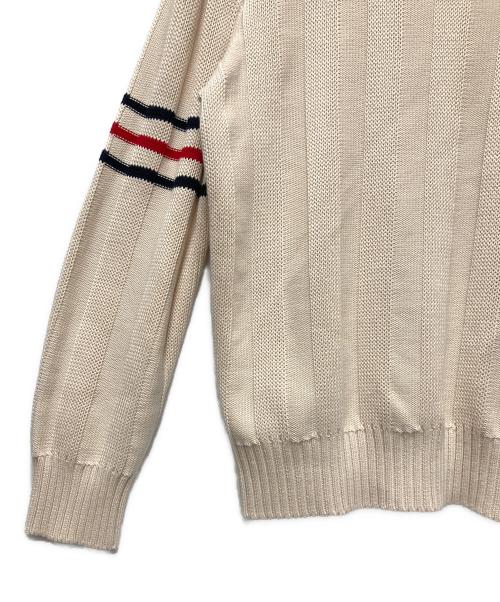 GUCCI（グッチ）GUCCI (グッチ) GGラインニット ベージュ サイズ:XLの古着・服飾アイテム