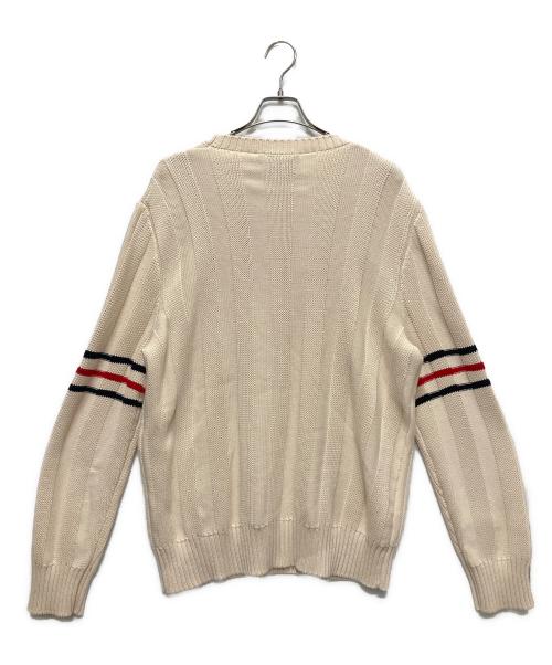GUCCI（グッチ）GUCCI (グッチ) GGラインニット ベージュ サイズ:XLの古着・服飾アイテム