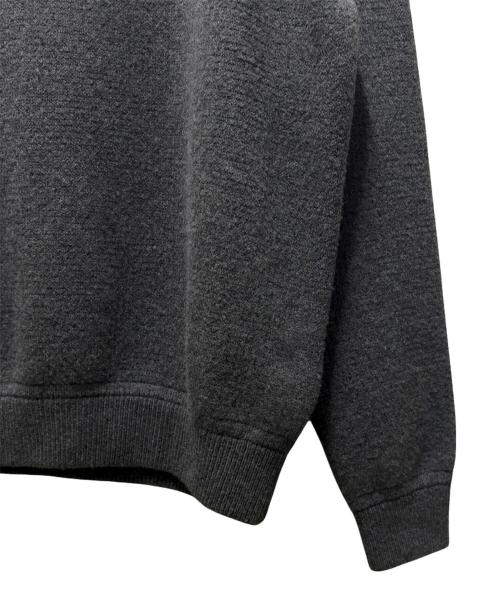 MONCLER（モンクレール）MONCLER (モンクレール) カシミヤ混ロゴワッペンニット グレー サイズ:Ｌの古着・服飾アイテム