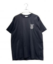 BURBERRY（バーバリー）の古着「TB Logo Cotton T-Shirt/TBロゴ コットンTシャツ/8033263」｜ブラック