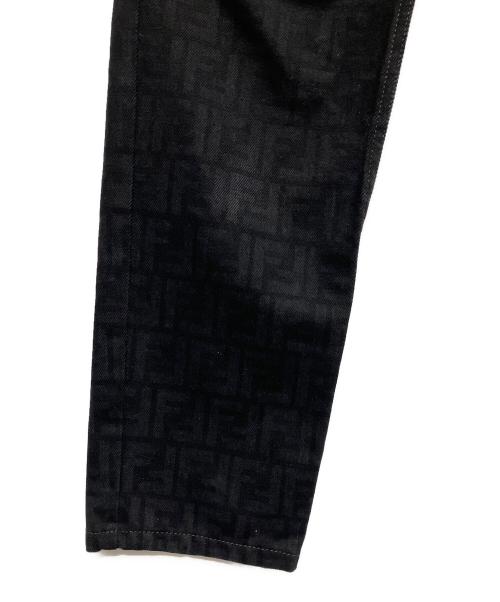 FENDI（フェンディ）FENDI (フェンディ) ズッカデニムパンツ ブラック サイズ:38の古着・服飾アイテム