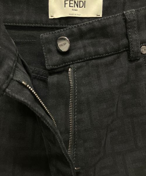 FENDI（フェンディ）FENDI (フェンディ) ズッカデニムパンツ ブラック サイズ:38の古着・服飾アイテム