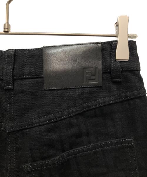 FENDI（フェンディ）FENDI (フェンディ) ズッカデニムパンツ ブラック サイズ:38の古着・服飾アイテム