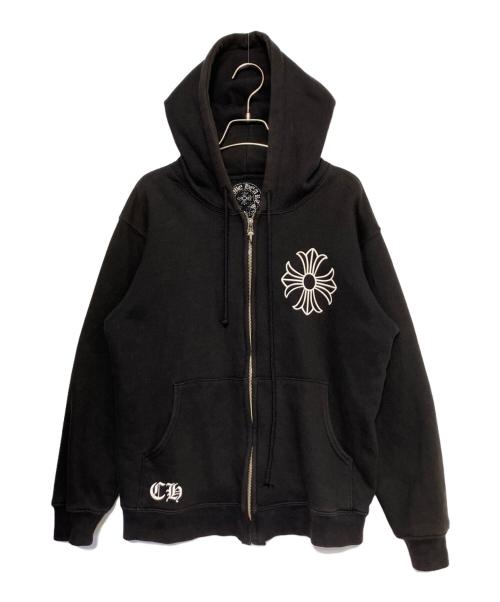 CHROME HEARTS（クロムハーツ）CHROME HEARTS (クロムハーツ) ダガージップパーカー ブラック サイズ:Mの古着・服飾アイテム