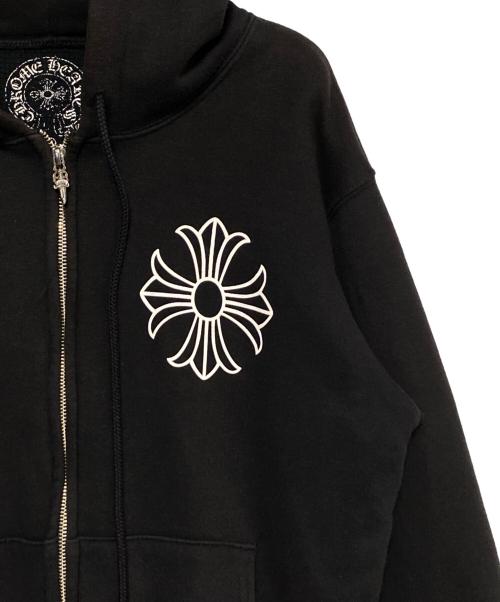 CHROME HEARTS（クロムハーツ）CHROME HEARTS (クロムハーツ) ダガージップパーカー ブラック サイズ:Mの古着・服飾アイテム