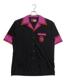 DOLCE & GABBANA×呪術廻戦（ドルチェ＆ガッバーナ×ジュジュツカイセン）の古着「オープンカラーシャツ」｜ブラック