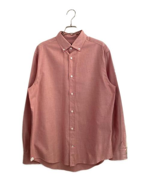 LOUIS VUITTON（ルイ ヴィトン）LOUIS VUITTON (ルイ ヴィトン) LVロゴボタンダウンシャツ レッド サイズ:XLの古着・服飾アイテム