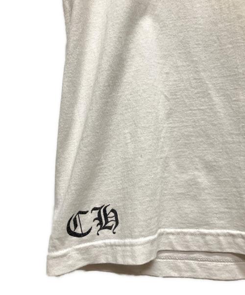 CHROME HEARTS（クロムハーツ）CHROME HEARTS (クロムハーツ) ダガープリント ポケットTシャツ ホワイト サイズ:Sの古着・服飾アイテム